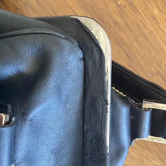 L.A.M.B. Vintage Leather Handbag- REHAB - Picture 4 of 16